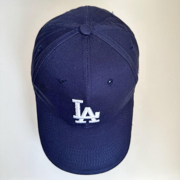 VTG Los Angeles Dodgers Baseball Cap Snapback Hat Farmer John Logos Unltd Flag - Picture 9 of 9